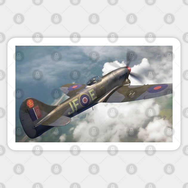 Hawker Tempest Sticker by Aircraft.Lover